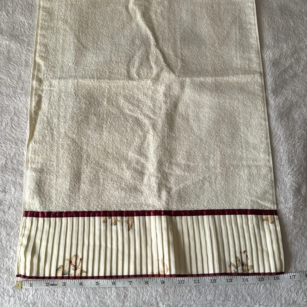 3 piece decorative bath towel set